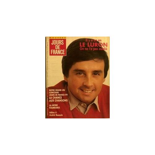 Jours De France N° 1715 Du 14/11/1987