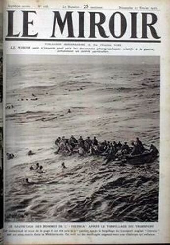 Miroir (Le) N° 168 Du 11/02/1917
