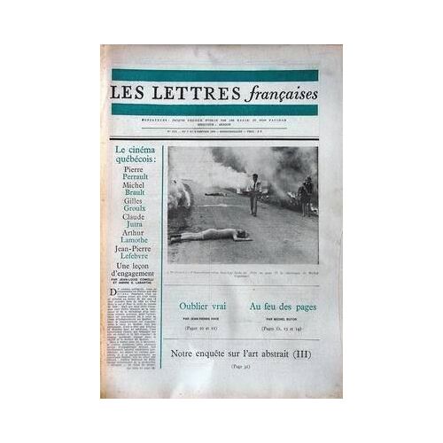 Lettres Francaises (Les) N° 1215 Du 03/01/1968