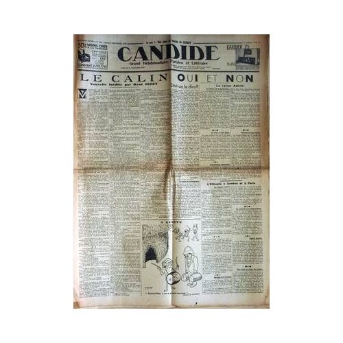 Candide N° 599 Du 03/09/1935