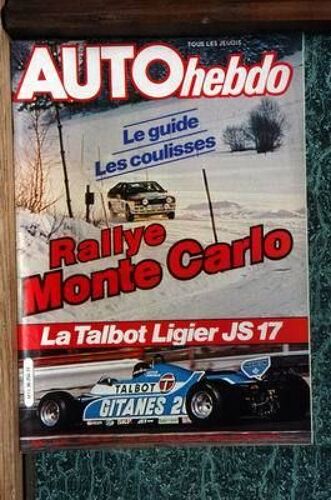 Auto Hebdo N° 250 Du 22/01/1981