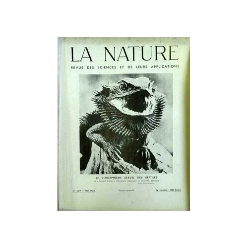Nature (La) N° 3217 Du 01/05/1953