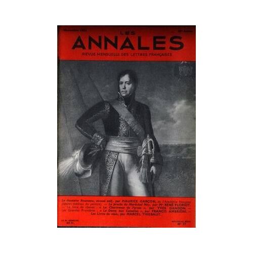 Annales (Les) N° 37 Du 01/11/1953