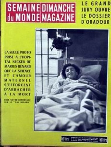 Dimanche Magazine Semaine Du Monde N° 10 Du 10/01/1953