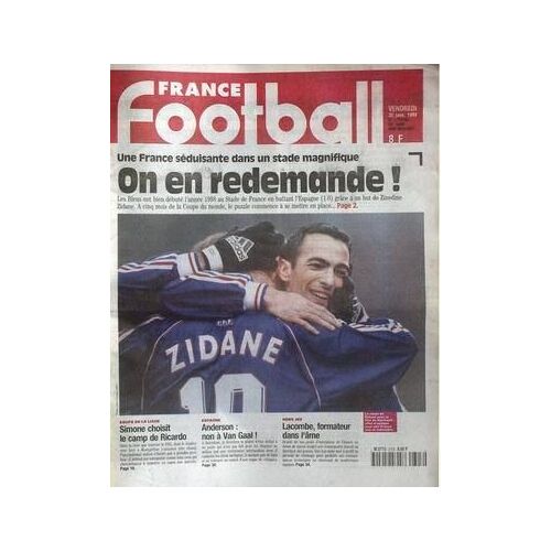 France Football N° 2703 Du 30/01/1998