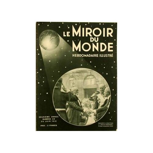 Miroir Du Monde (Le) N° 68 Du 20/06/1931