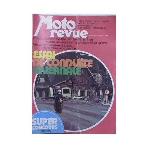 Moto Revue N° 2154 Du 03/01/1974