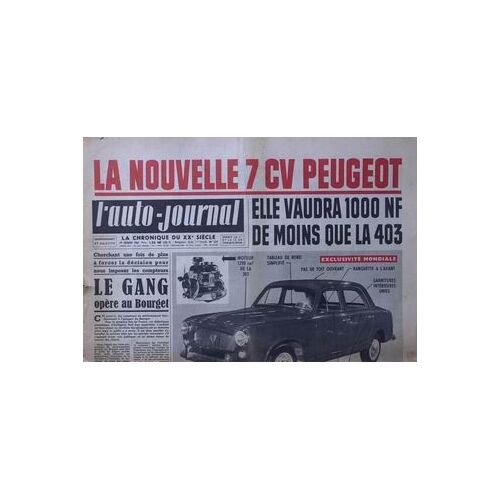 Auto Journal (L') N° 239 Du 01/02/1960