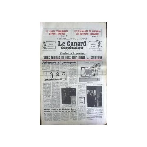 Canard Enchaine (Le) N° 3090 Du 16/01/1980