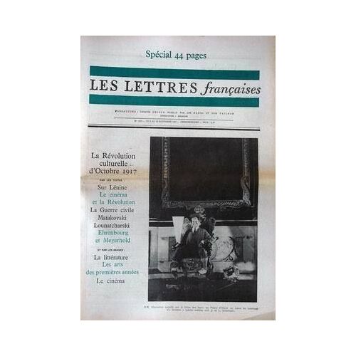 Lettres Francaises (Les) N° 1207 Du 08/11/1967