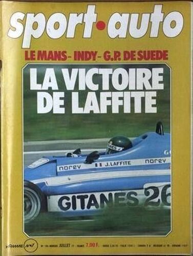 Sport Auto N° 186 Du 01/07/1977