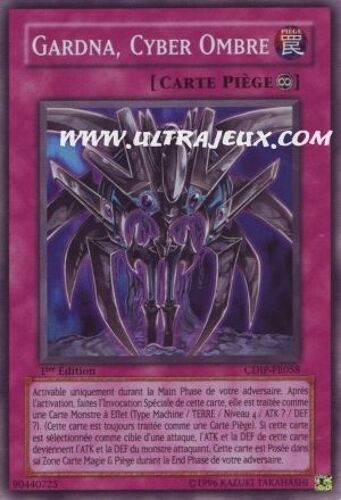 Gardna, Cyber Ombre En Francais 1 Ere Ed Cdip-Fr058 Carte En Super Rare