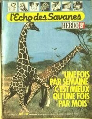 Echo Des Savanes (L') N° 1 Du 24/08/1984
