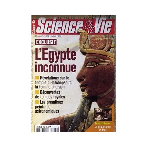Science Et Vie N° 982 Du 01/07/1999