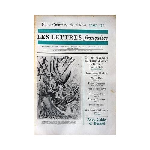 Lettres Francaises (Les) N° 1255 Du 30/10/1968