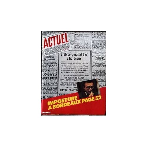 Actuel N°8 Du 01-05-1980
