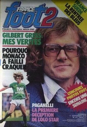 France Foot 2 N° 23 Du 01/09/1978