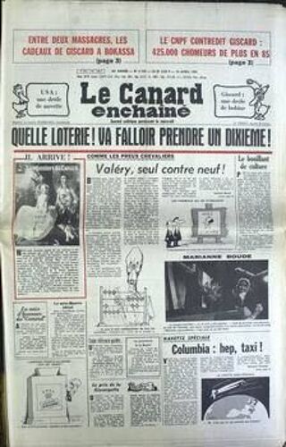 Canard Enchaine (Le) N° 3155 Du 15/04/1981