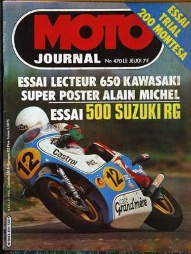 Moto Journal N° 470 Du 24/07/1980