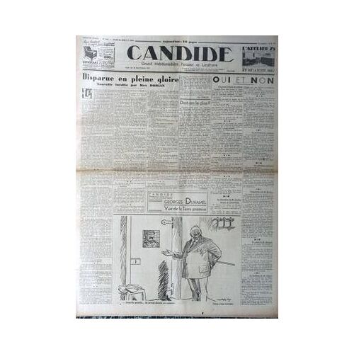 Candide N° 541 Du 26/07/1934