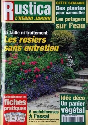 Rustica N° 1603 Du 13/09/2000