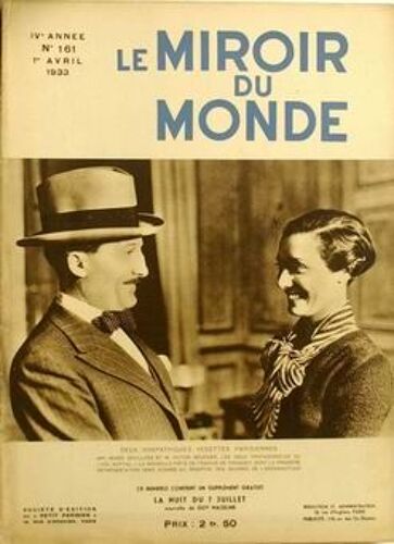 Miroir Du Monde (Le) N° 161 Du 01/04/1933