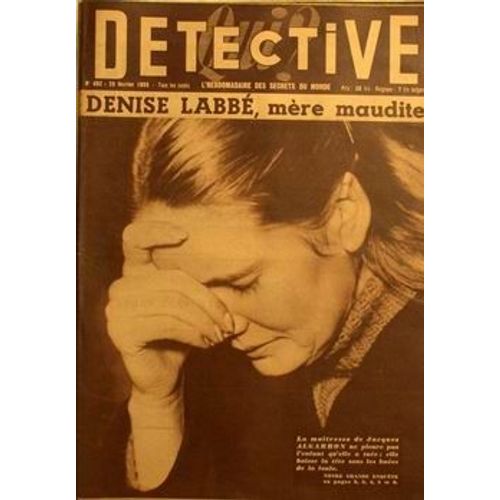 Qui Detective N° 452 Du 28/02/1955
