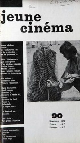 Jeune Cinema N° 90 Du 01/11/1975