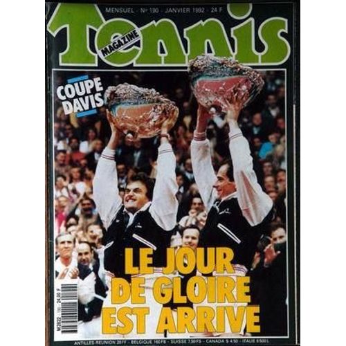 Tennis Magazine N° 190 Du 01/01/1992