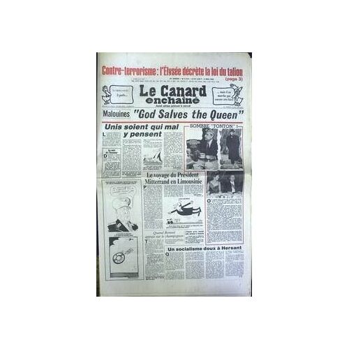 Canard Enchaine (Le) N° 3210 Du 05/05/1982