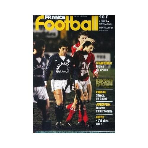 France Football N° 1974 Du 07/02/1984