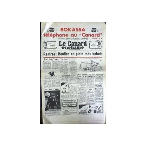 Canard Enchaine (Le) N° 3125 Du 17/09/1980