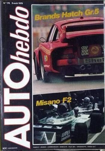 Auto Hebdo N° 176 Du 09/08/1979
