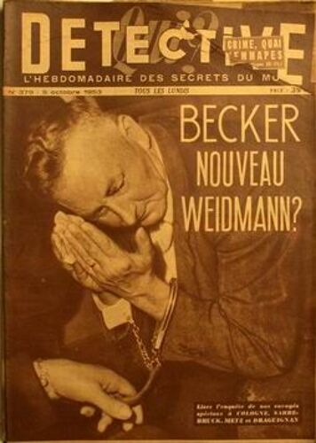 Qui Detective N° 379 Du 05/10/1953