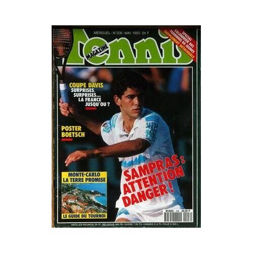 Tennis Magazine N° 206 Du 01/05/1993