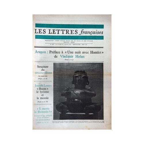 Lettres Francaises (Les) N° 1238 Du 26/06/1968