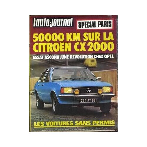Auto Journal (L') N° 22 Du 15/12/1975