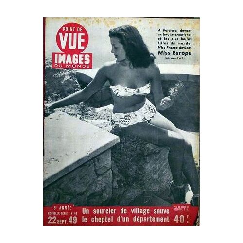 Point De Vue Images Du Monde N° 68 Du 22/09/1949