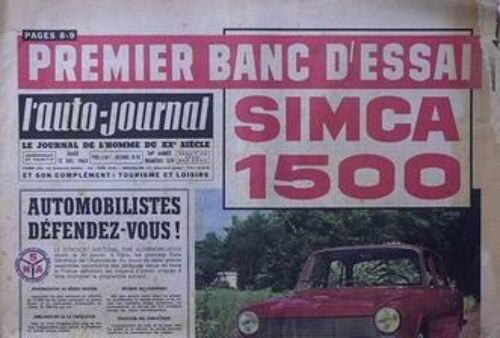 Auto Journal (L') N° 339 Du 12/12/1963
