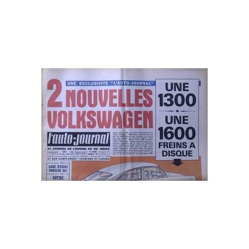 Auto Journal (L') N° 381 Du 22/07/1965