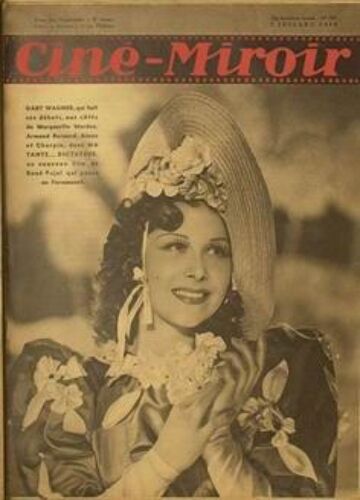 Cine Miroir N°744 Du 07-07-1939