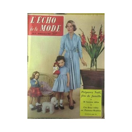 Echo De La Mode (L') N° 51 Du 18/12/1955