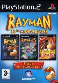 Rayman 10 Ème Anniversaire - 3 Jeux Dans Un Coffret Ps2