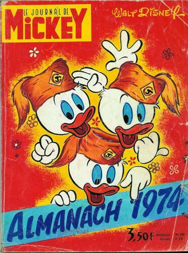 Le Journal De Mickey N° Hors Série : Almanach De Mickey 1974