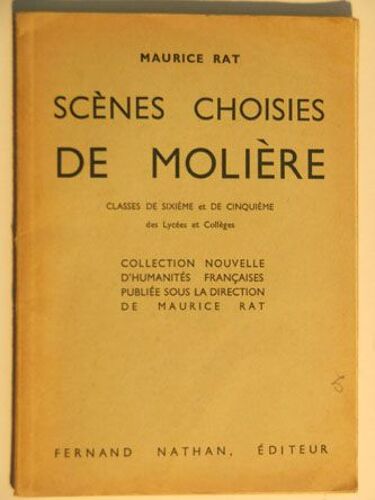 Scènes Choisies De Molière