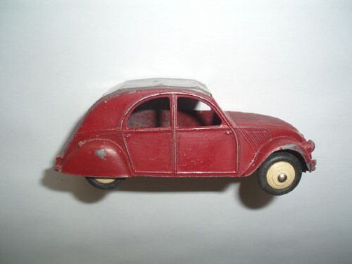 2 Cv Citroen Rouge Dinky Toys Au 1/43 Ème-Dinky Toys