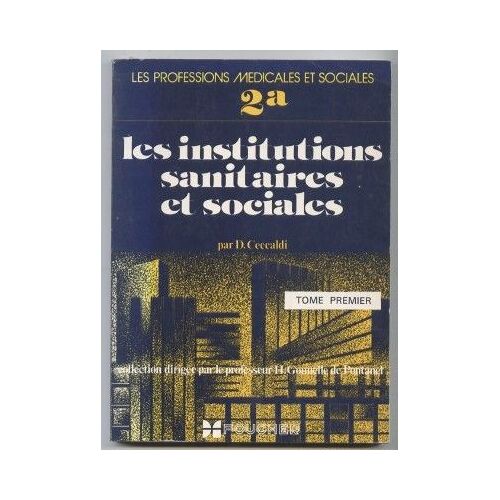 Les Institutions Sanitaires Et Sociales