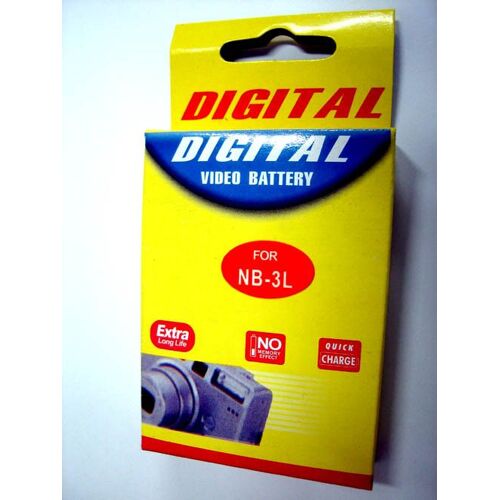 Batterie NB-3L-pour Digital Ixus II-IIs-Digital Ixus i-i5 -Ixus 700-750