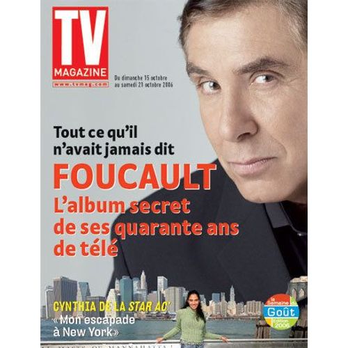 Le Figaro Tv  N° 19346 : Foucault : To_Ut Ce Qu'il N'avait Jamais Dit; Cynthia De La Star'ac À New York