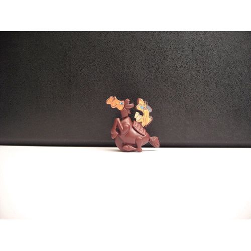 Kinder - Animaux / Tiere - K98 N°116 / K98n116 - Chien Sur Cheval (Cheval Sur Petites Roues)